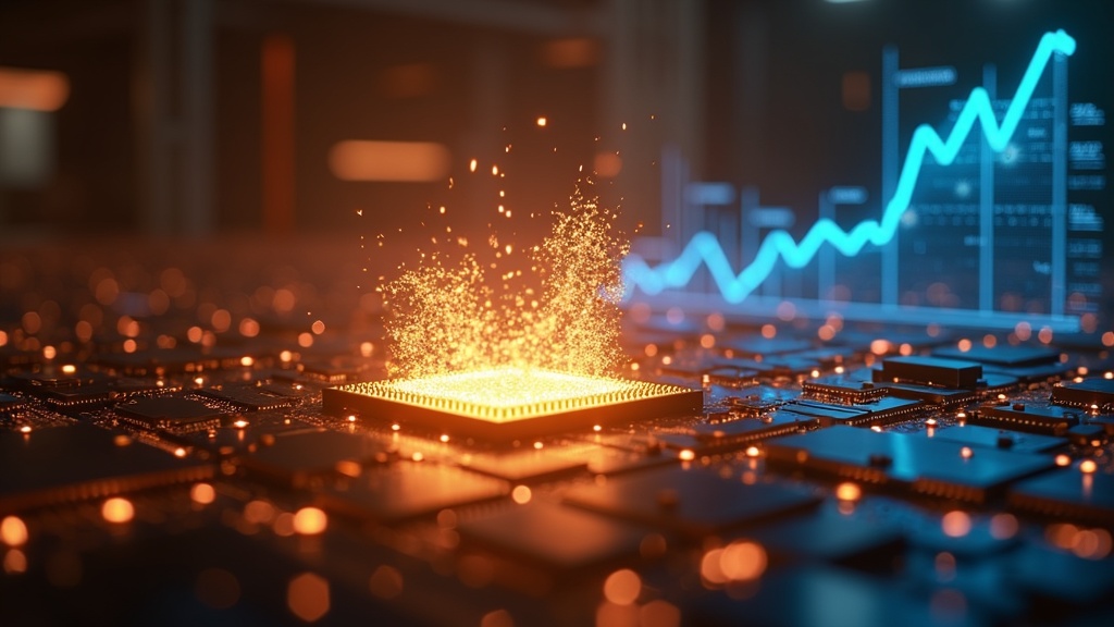 Centro de datos con racks de servidores para IA, el campo de batalla donde Qualcomm desafía a Nvidia con sus nuevos chips de alto rendimiento.