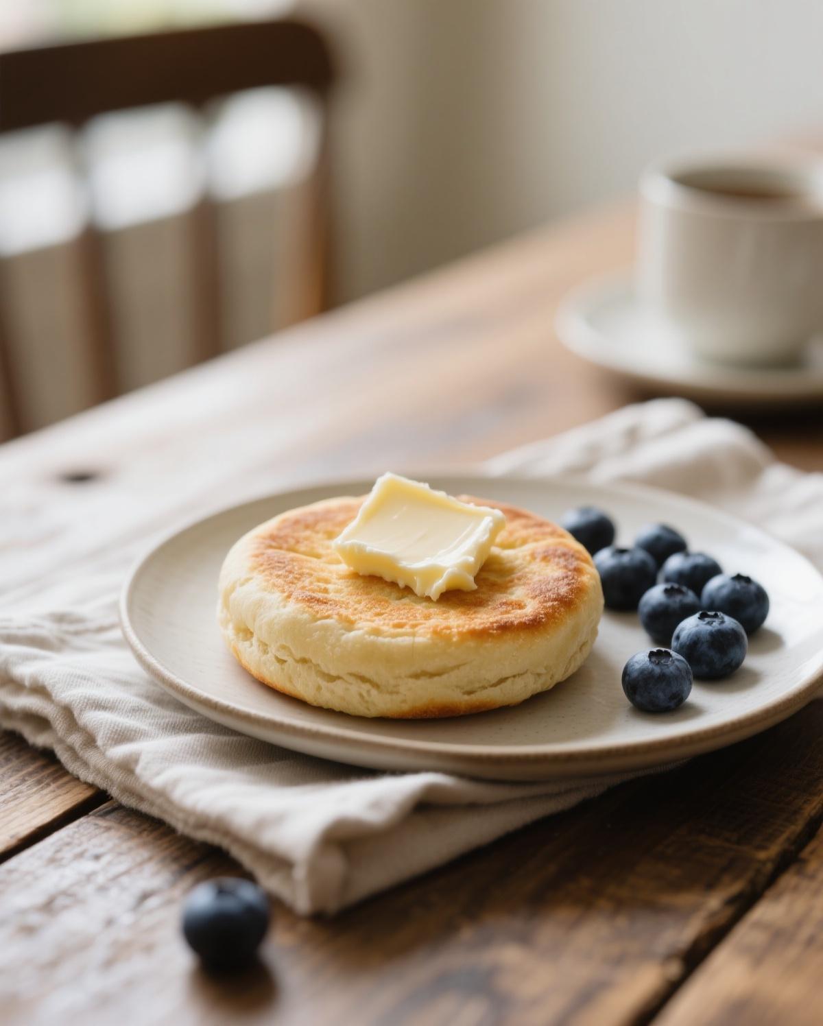 calories in an english muffin