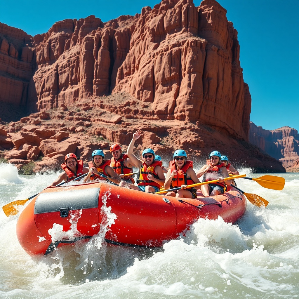 Rafting extremo en el río Colorado (Estados Unidos)