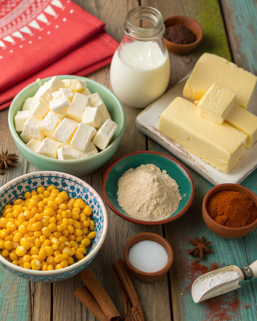 Slow Cooker Creamed Corn Ingredients