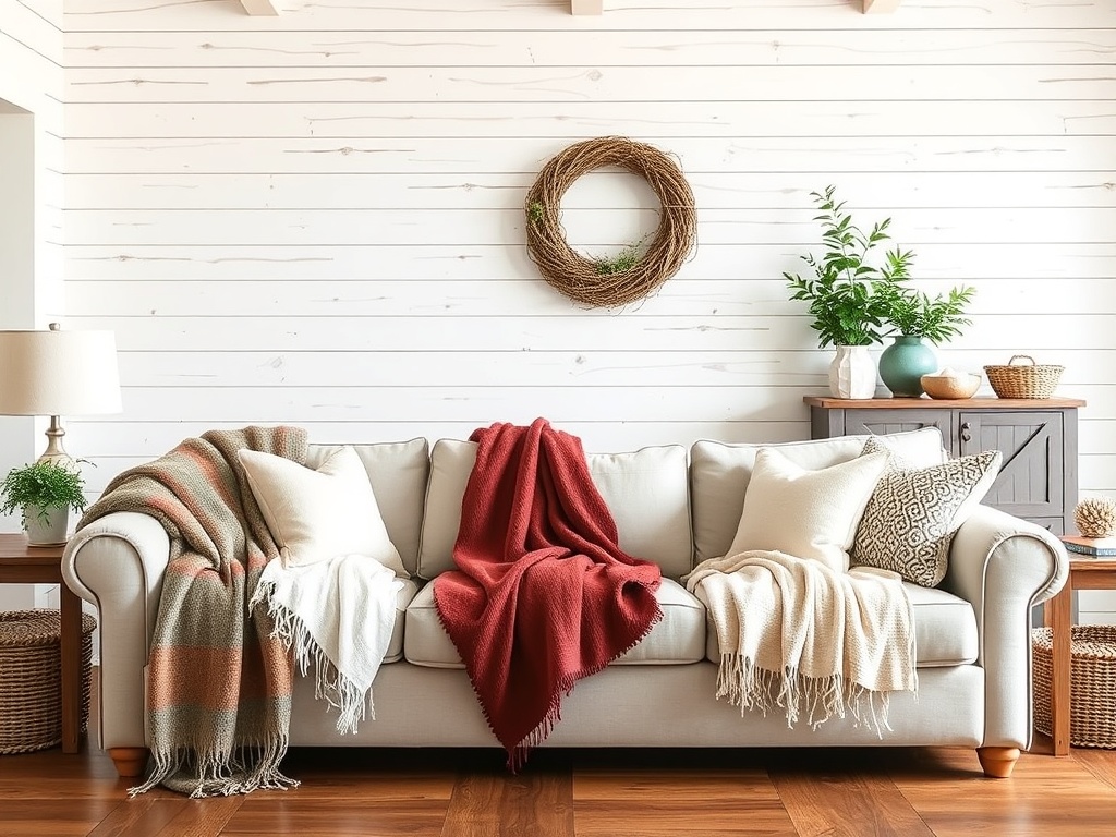 10. Use Cozy Throw Blankets