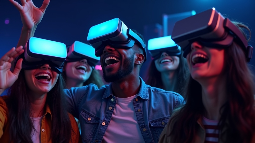 Equipo preparándose para el escape room VR para expertos en Barcelona