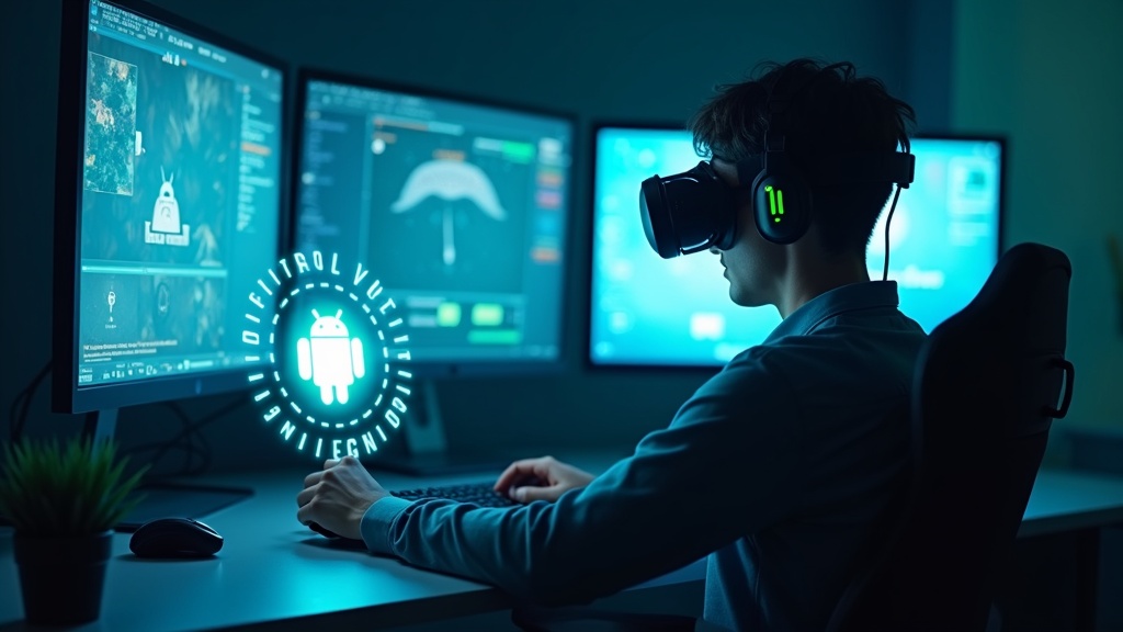 Interfaz de Steam OS en el visor Steam Frame mostrando juegos de Android integrados