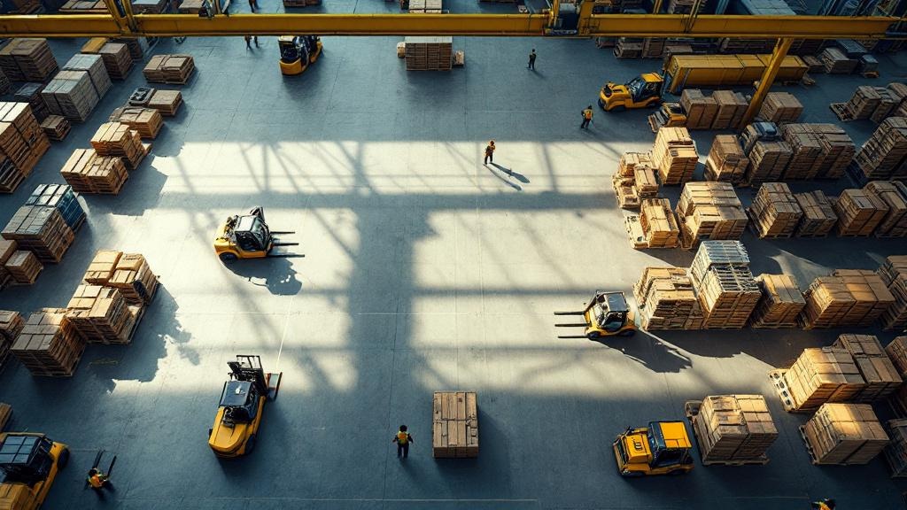 Large-scale distribution center with multi-echelon inventory operations