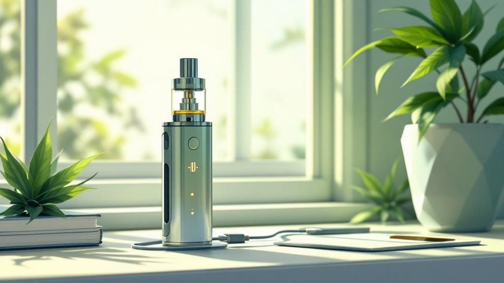 Cartoon rechargeable CBD vape pen with cartridge