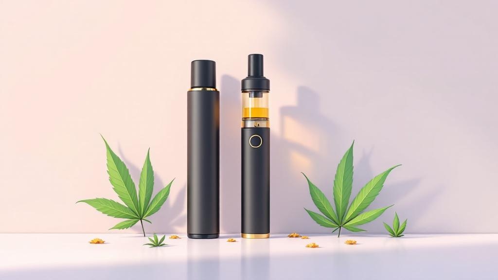 Portable vape pen and concentrate cartridge setup