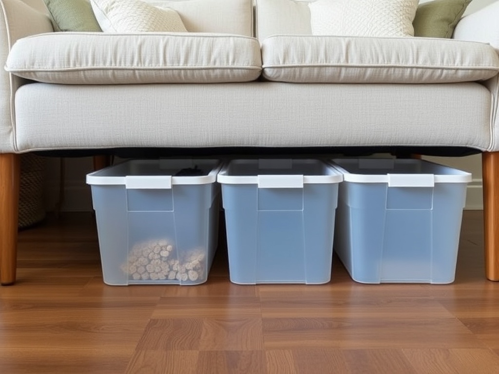 12. Use Under-Furniture Storage