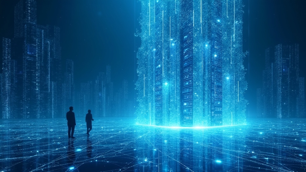 Investigador científico analizando modelos moleculares, representando la innovación farmacológica acelerada por la IA del CESGA.