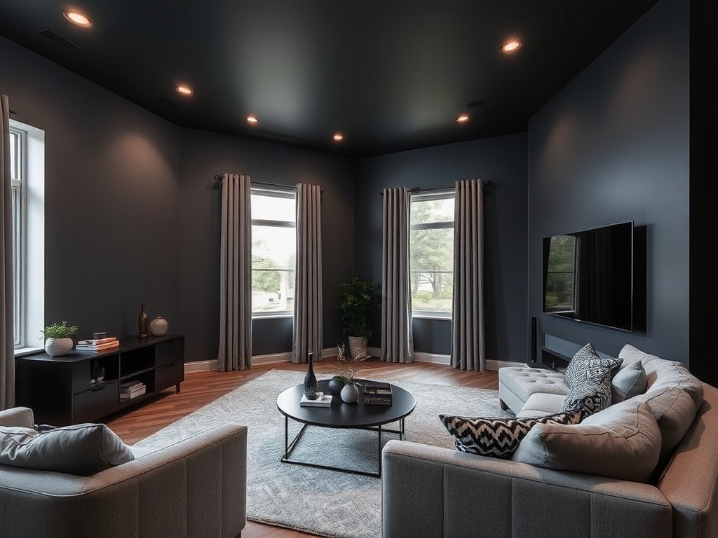 8. Paint an Accent Wall Dark