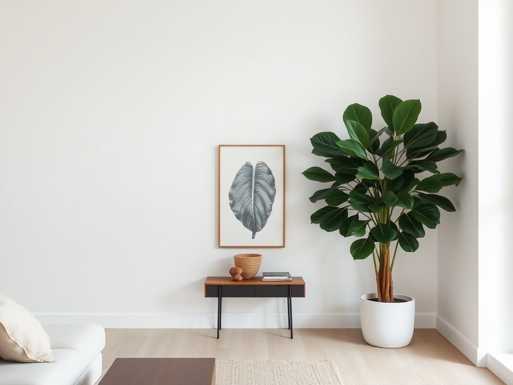 10. Incorporate Greenery with Restraint