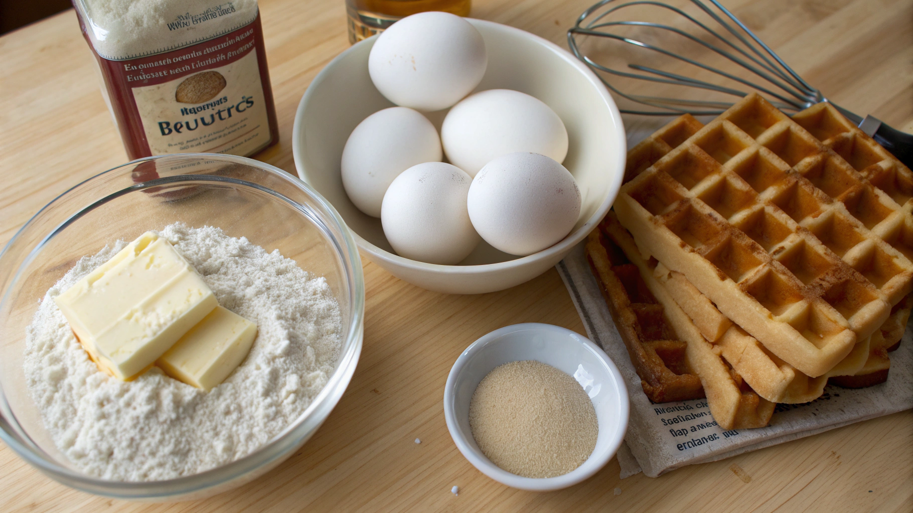 Brussels Waffle Ingredients