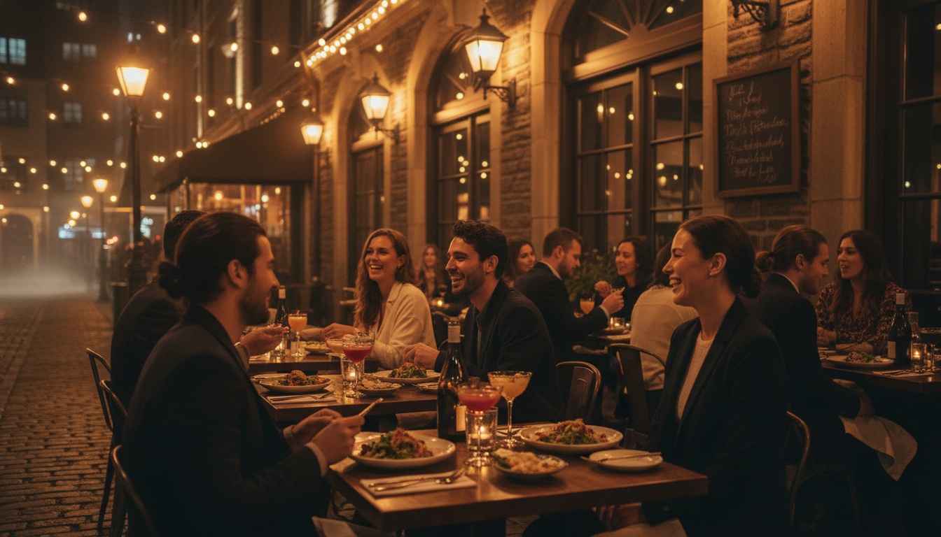 Late-Night Dining Culture in Old Montreal