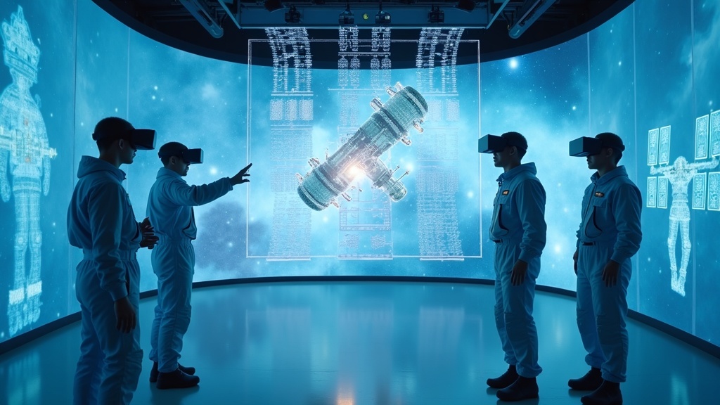 Representación de caminata espacial en el simulador del IPN