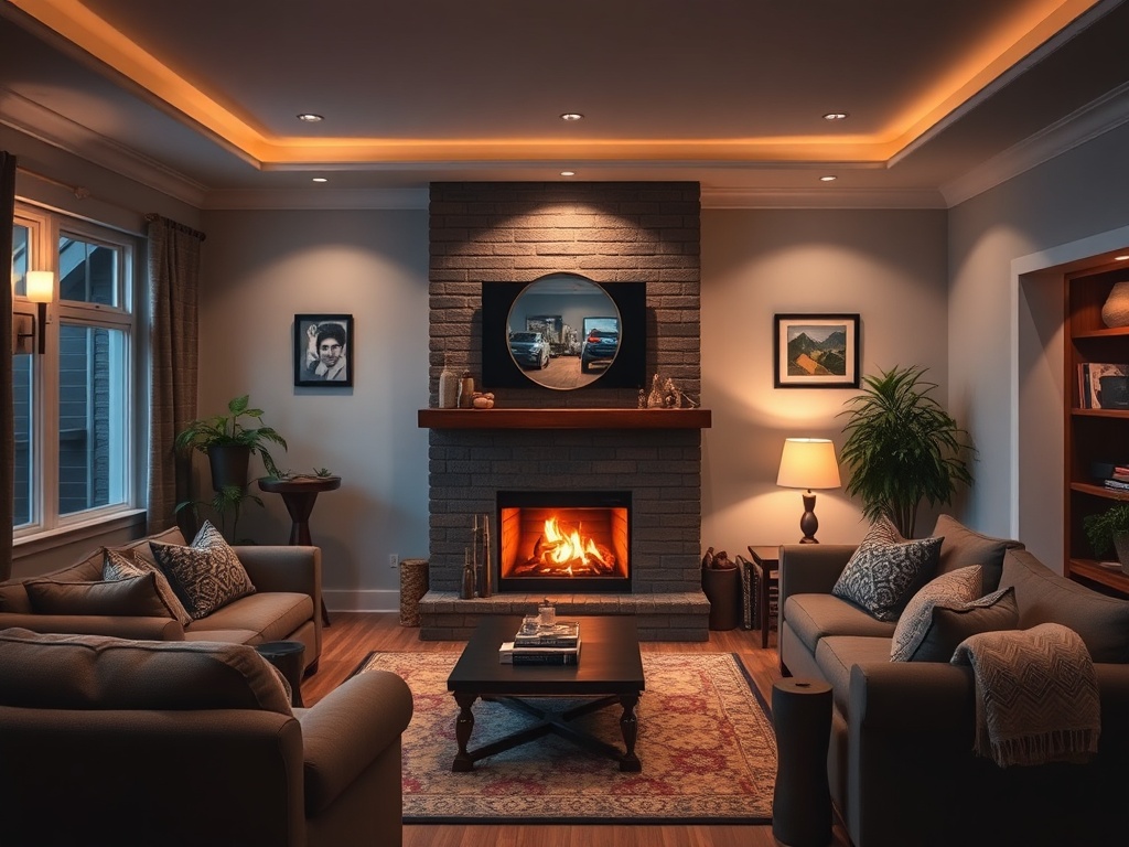 19. Incorporate a Cozy Fireplace