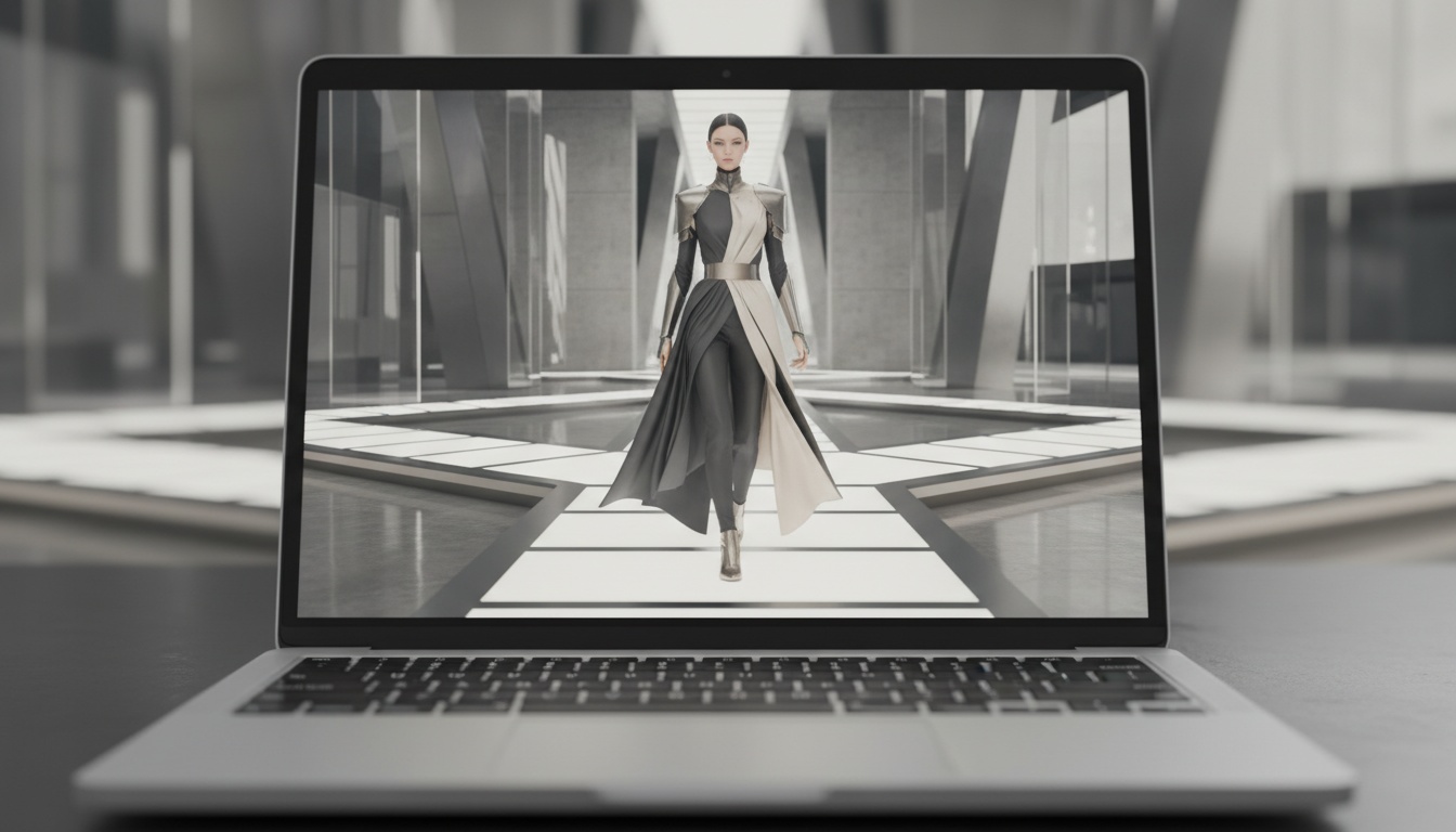 Vídeo de campanha de moda criado com IA