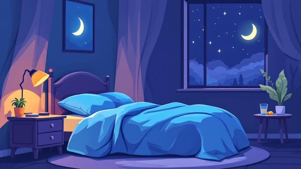 CBD capsule on bedside table for sleep