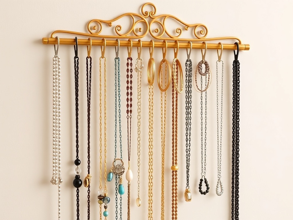 17. Hang a Jewelry Organizer