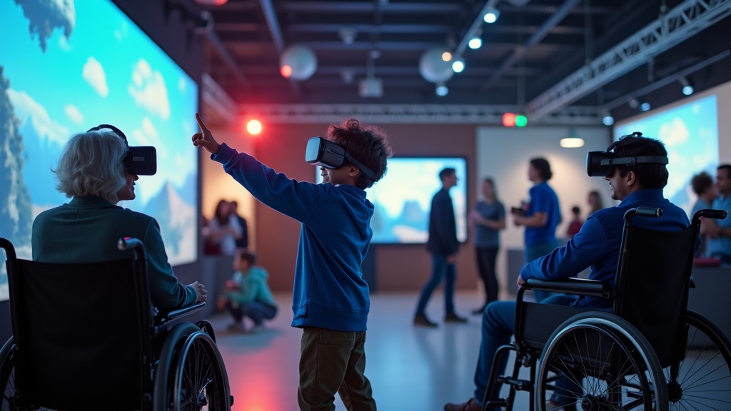 Un koala virtual interactivo en una de las experiencias inmersivas y accesibles de Virtua Barcelona.