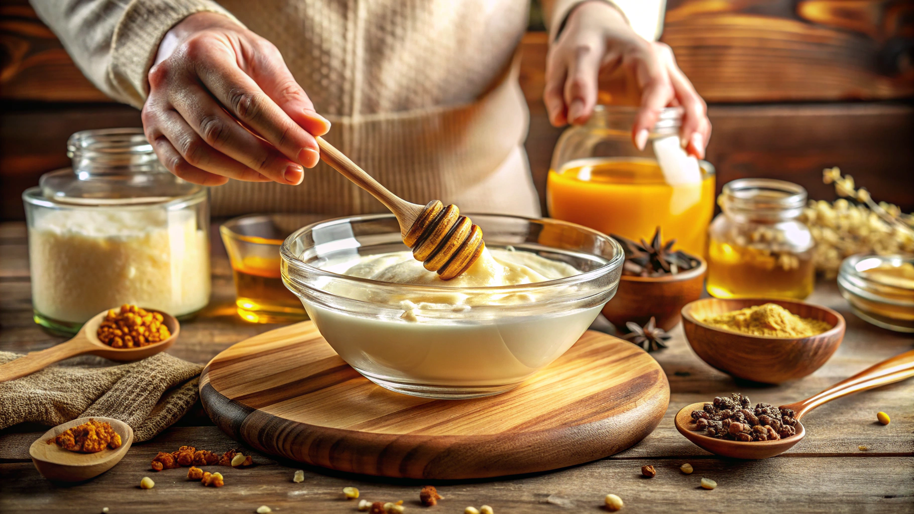 집에서 만드는 주름개선 화장품? 케이아이 엑소좀 앰플로 직접 만들어봤어요! 3 집에서 직접 만드는 주름 지우개: 천연 수분 크림 레시피