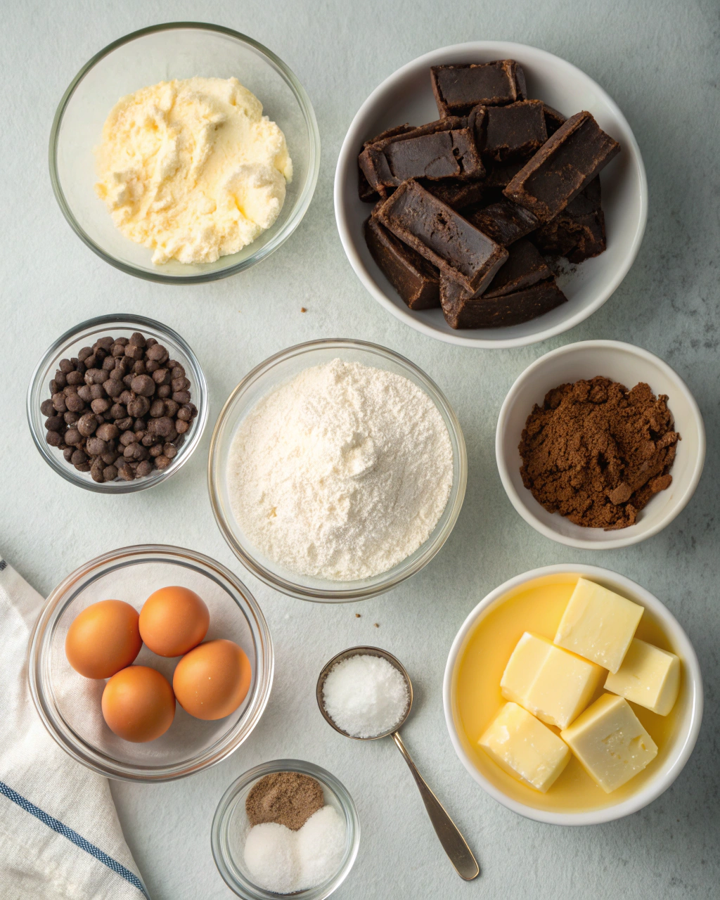 Cheesecake-Swirled Brownies ngredients