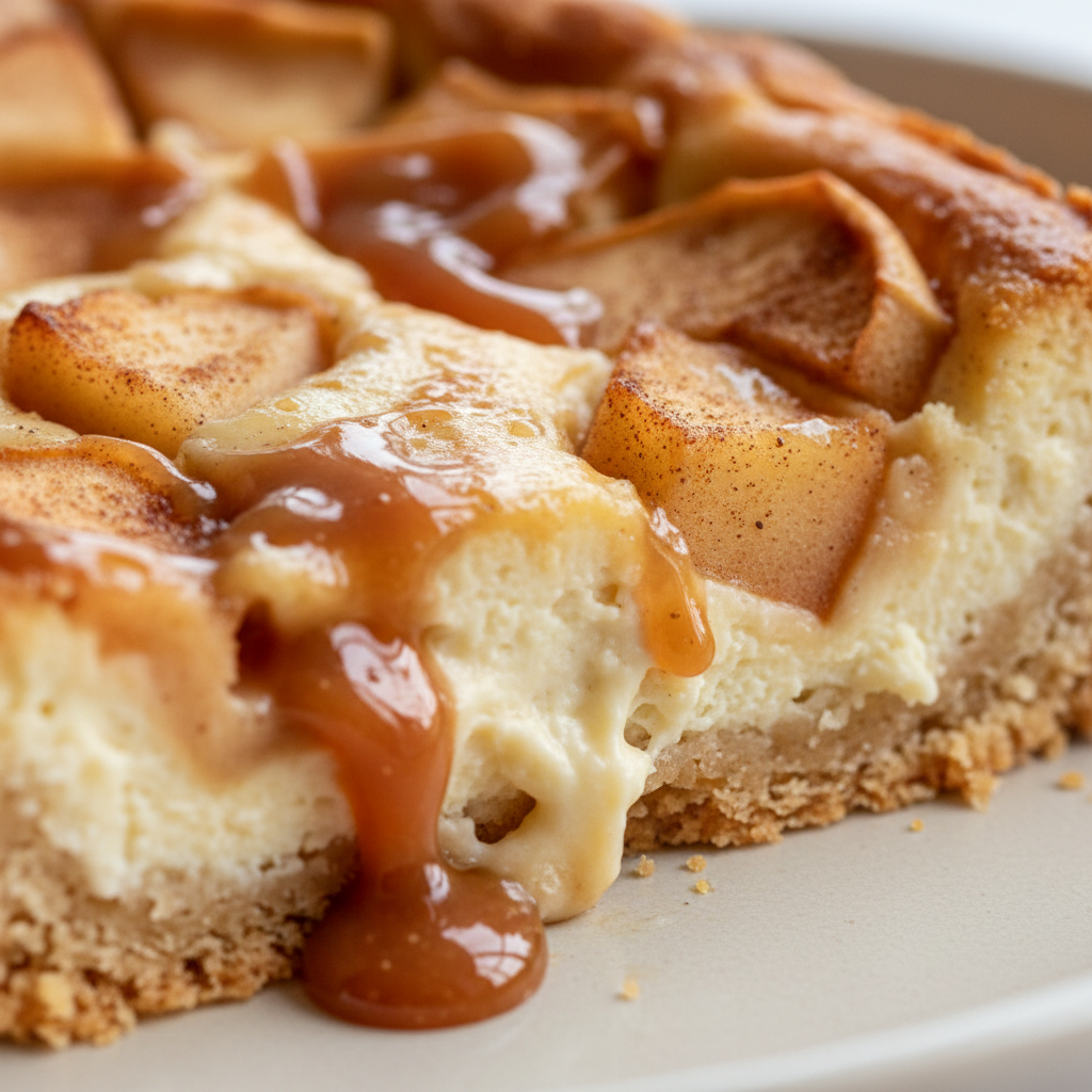 Caramel Apple Cheesecake Bars