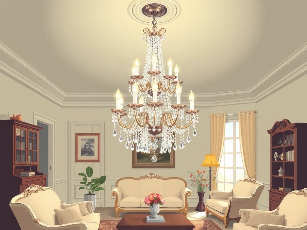 14. Install a Crystal Chandelier