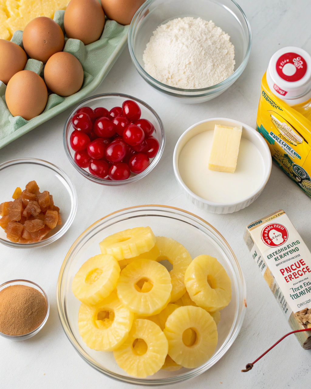 Easy Pineapple Upside-Down Cake Ingredients