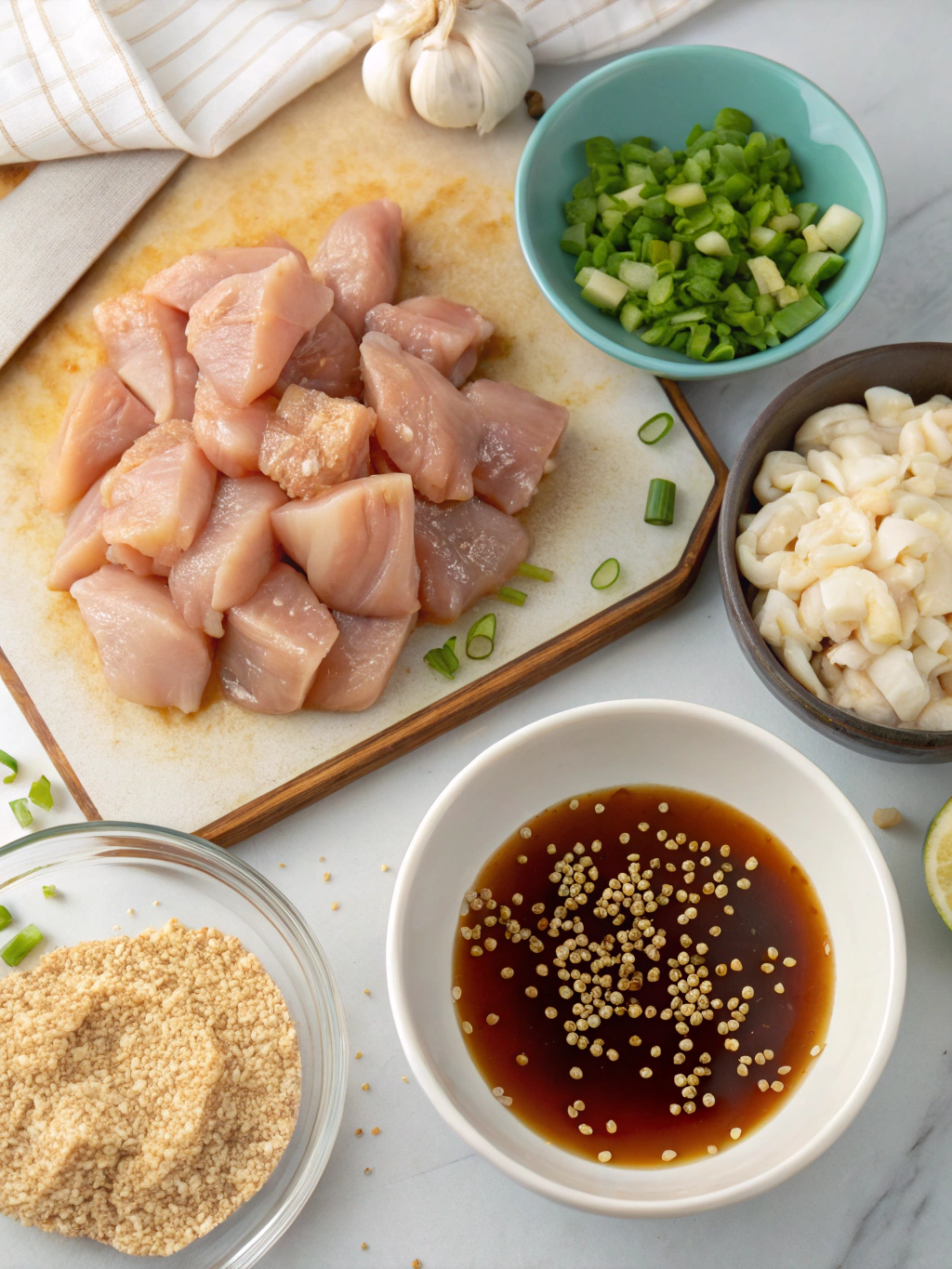 Recipe preparation steps