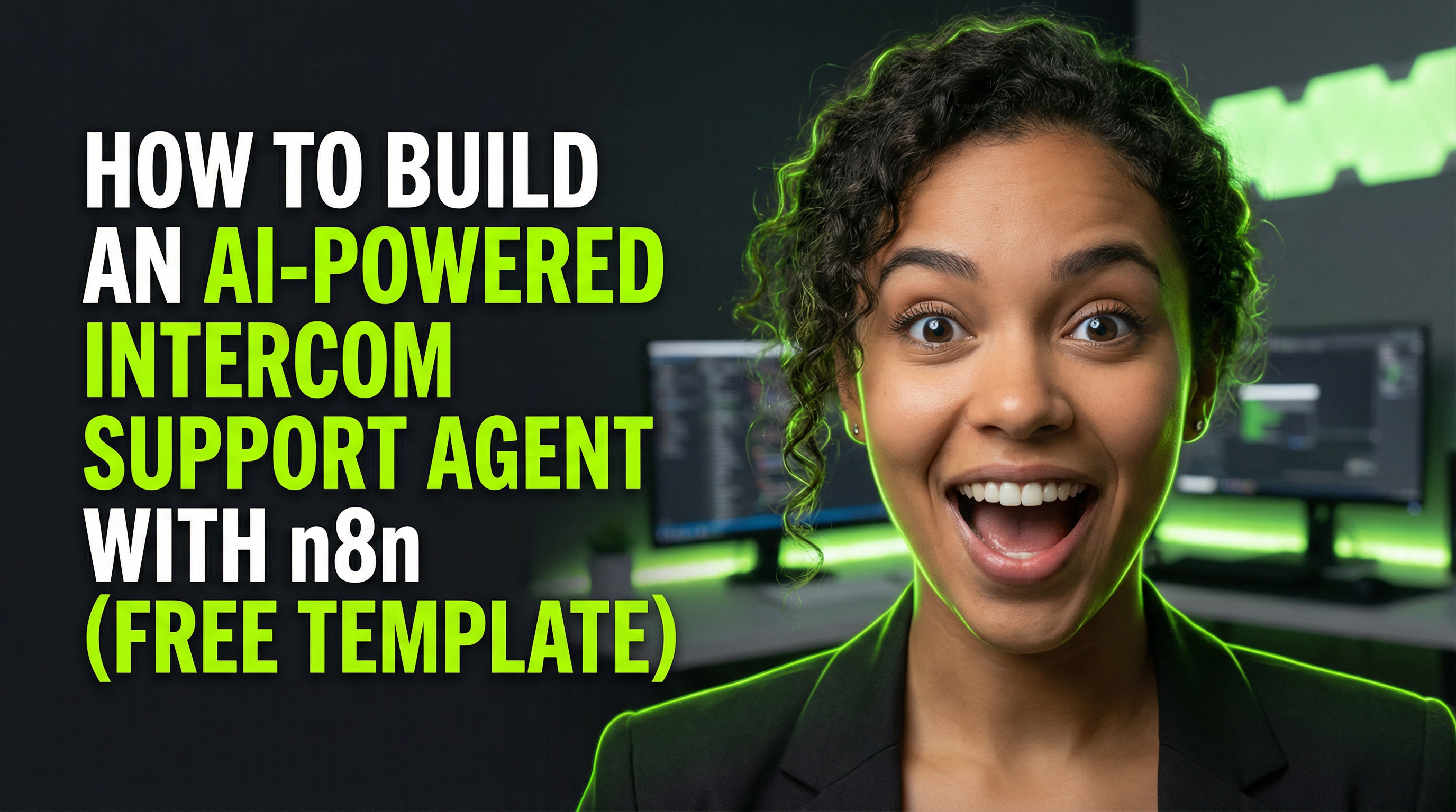 Build an AI-Powered Intercom Support Agent with n8n (Free Template)