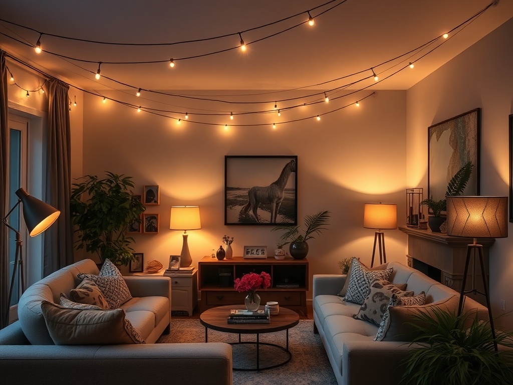 3. Install Adjustable Mood Lighting