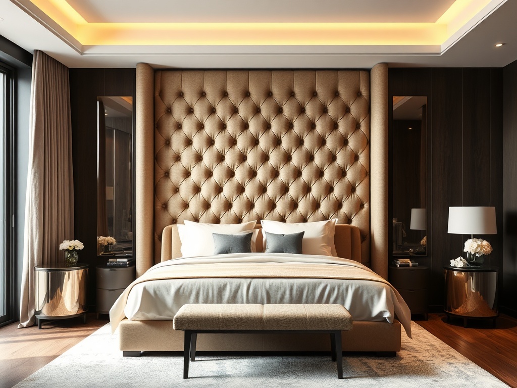 22. Opt for a Tall Headboard