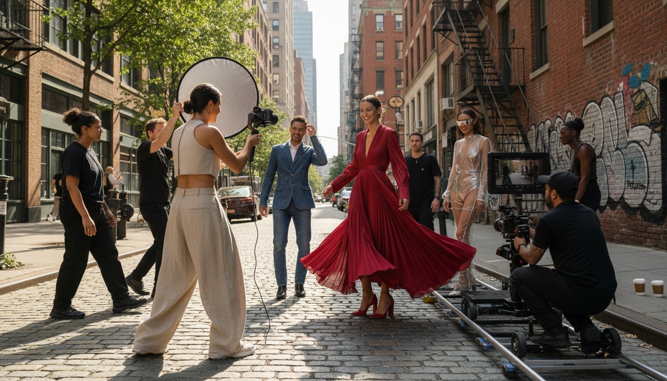 Automação de vídeo com IA para e-commerce de moda