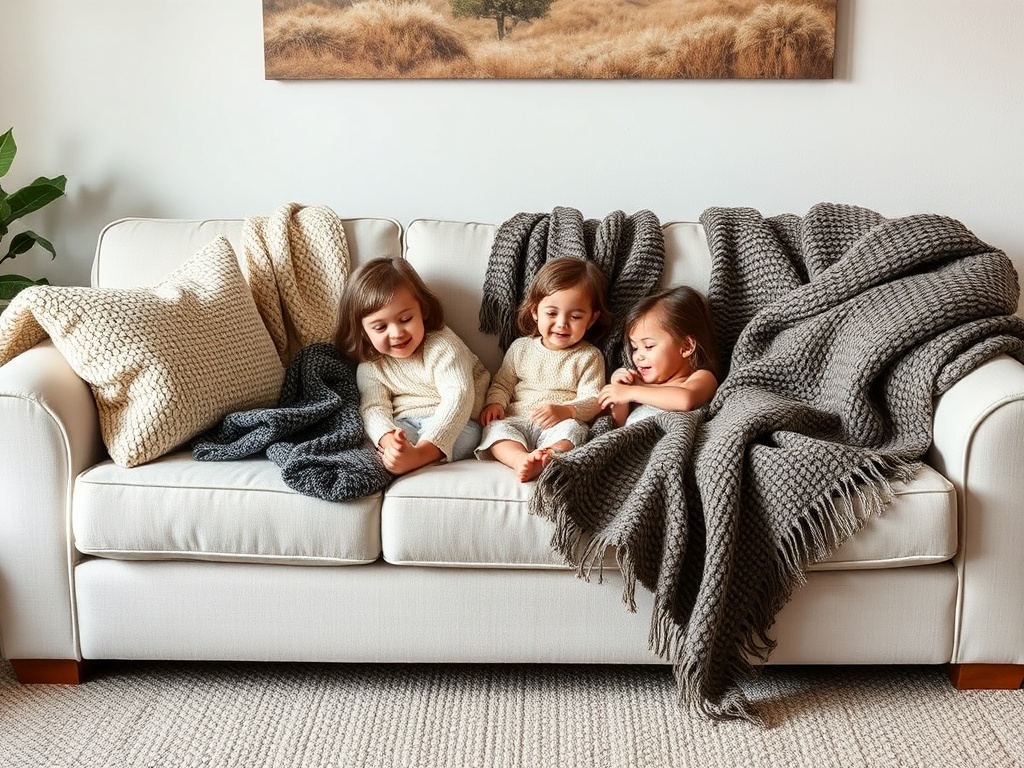 16. Incorporate Textured Throws