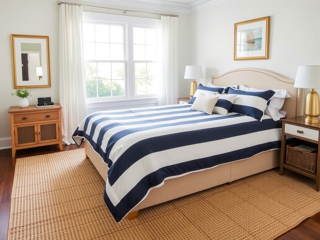 2. Pair with Nautical Stripes