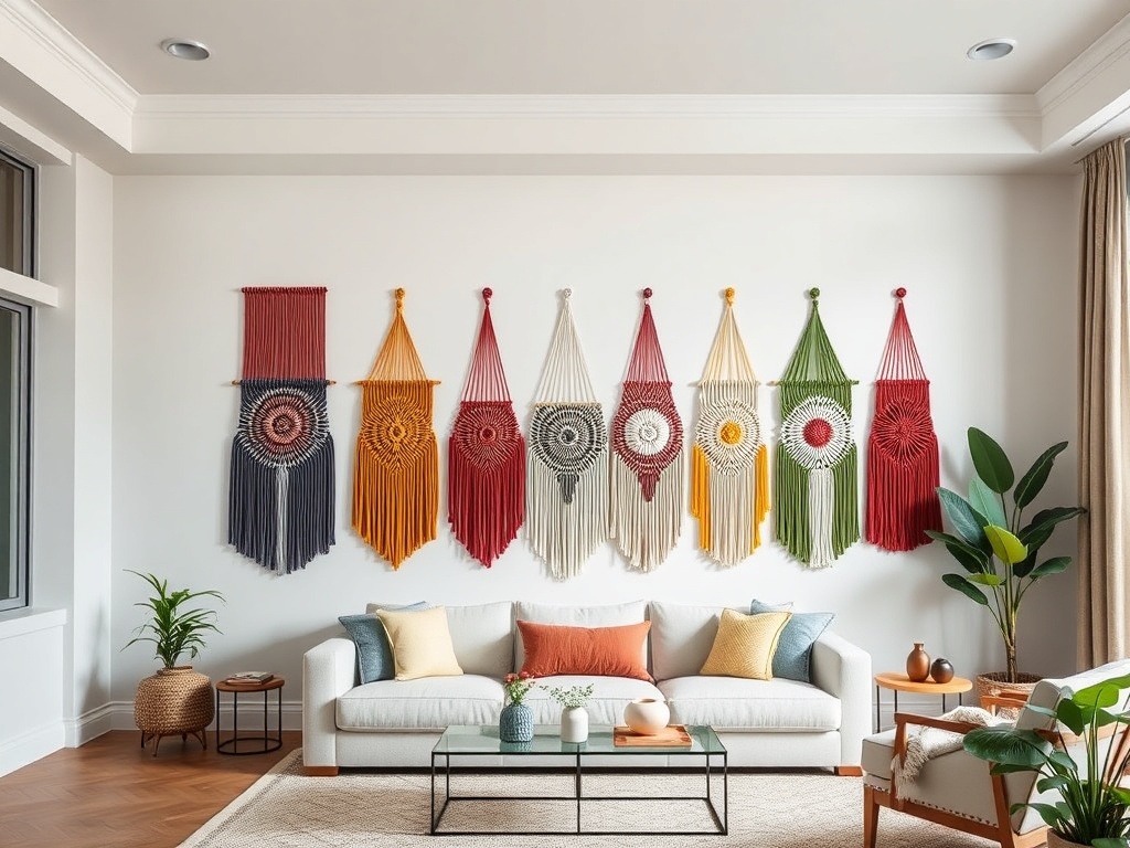 23. Experiment with Macrame Art Panels