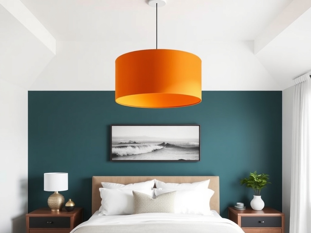 22. Illuminate with a Drum Shade Pendant