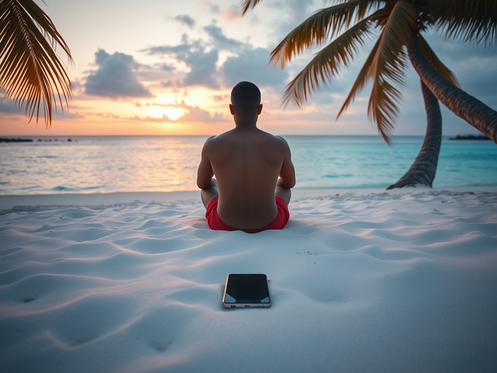 Four Hours Without Your Phone on a Maldivian Beach