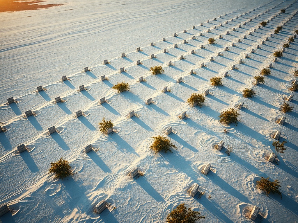 Rows of Unmarked Graves in Deir al-Balah