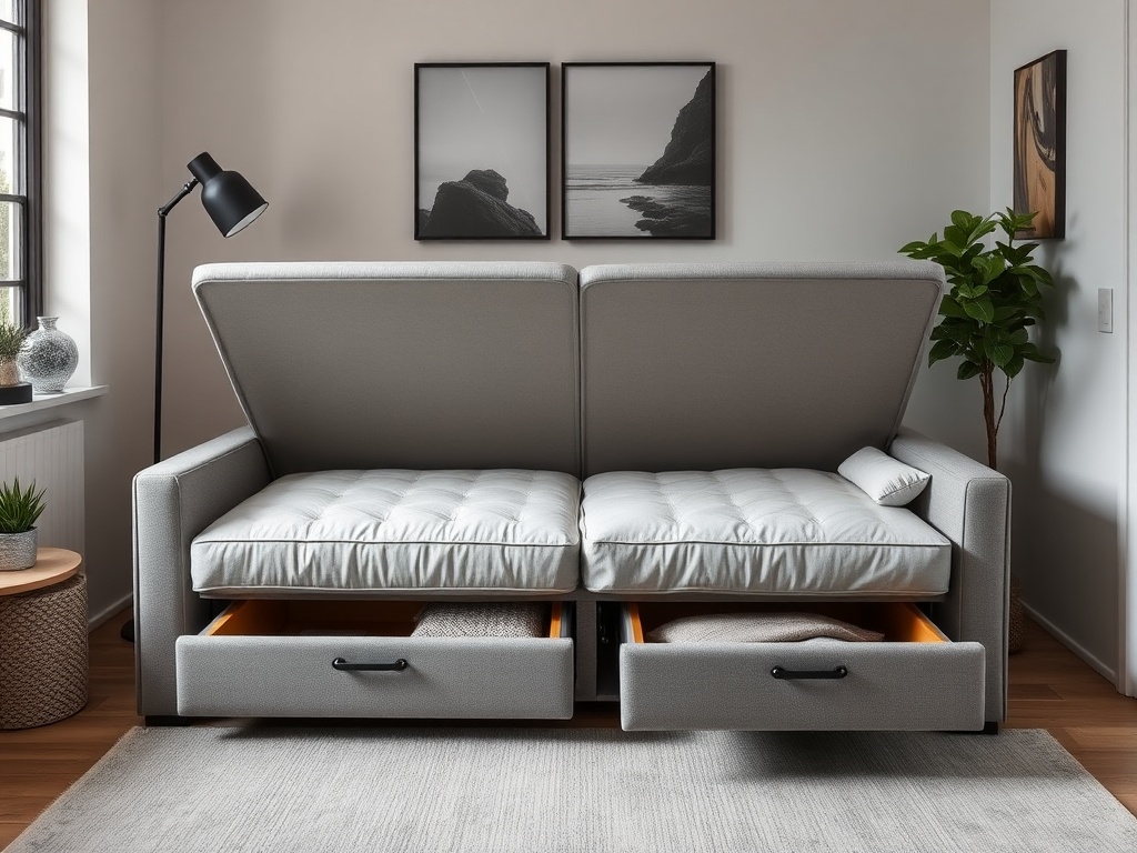 20. Choose a Sofa with Storage