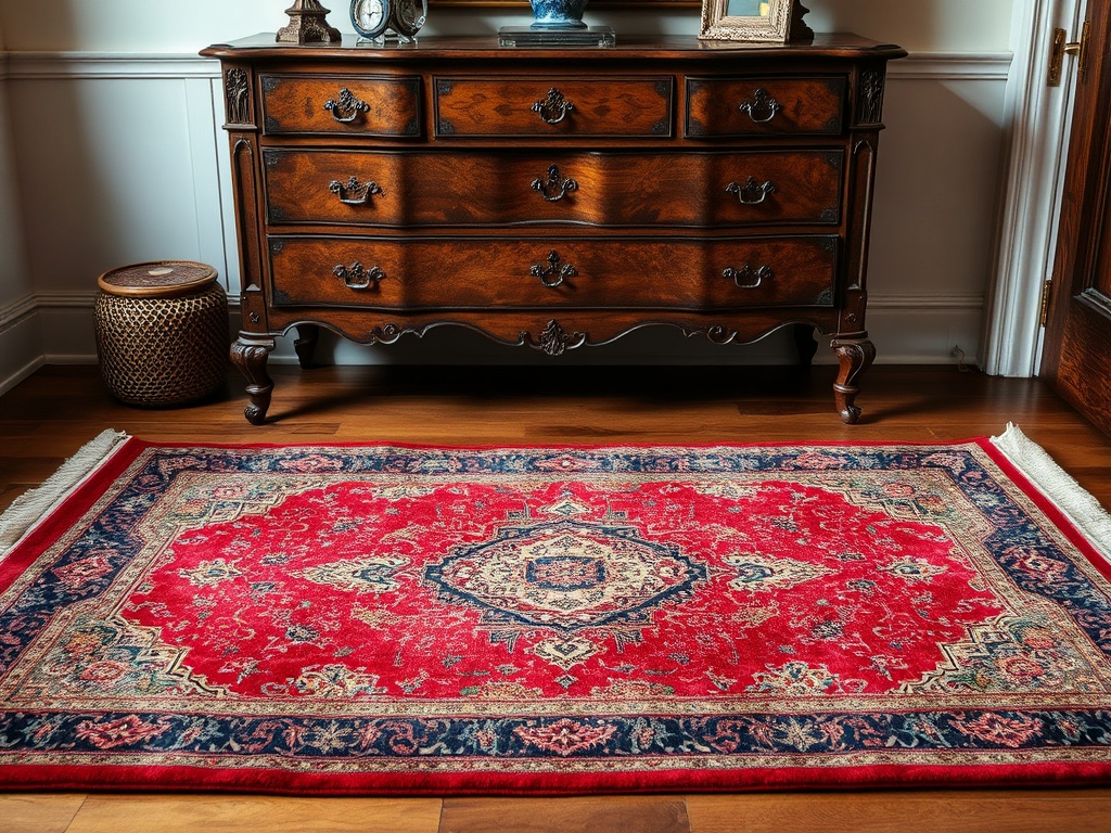 19. Incorporate a Vintage Rug