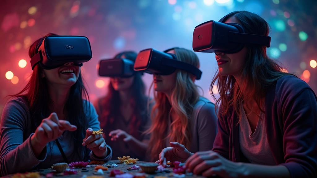 Escenario fantástico del Escape room Alicia VR en Barcelona, mostrando el castillo de la Reina de Corazones y el camino de baldosas.