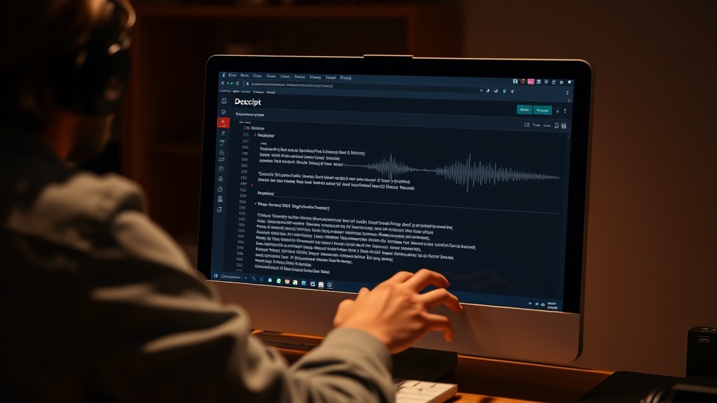 7. Descript – Audio Editing Simplified