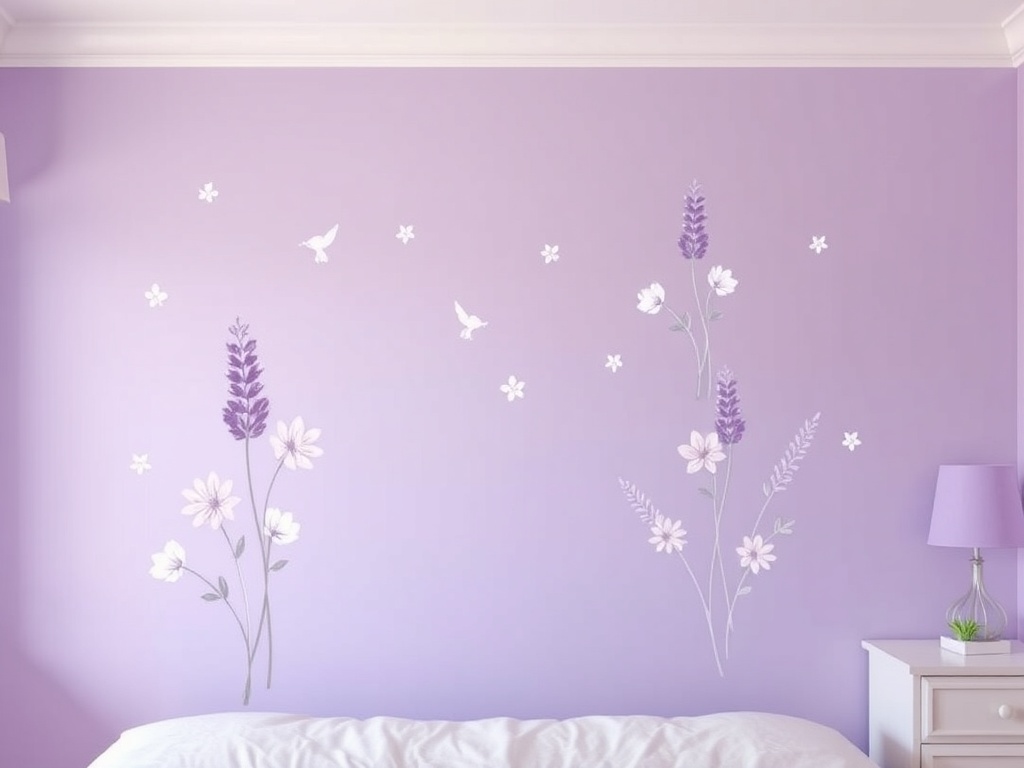 21. Incorporate Lavender Wall Decals
