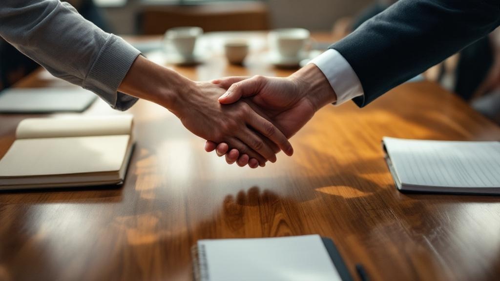 Leaders building genuine connections through collaboration