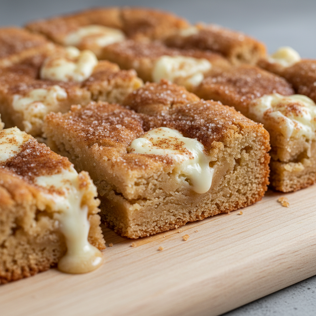 Soft & Chewy Cinnamon Sugar Blondies Soft & Chewy Cinnamon Sugar Blondies