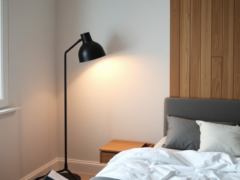 8. Incorporate a Simple Floor Lamp
