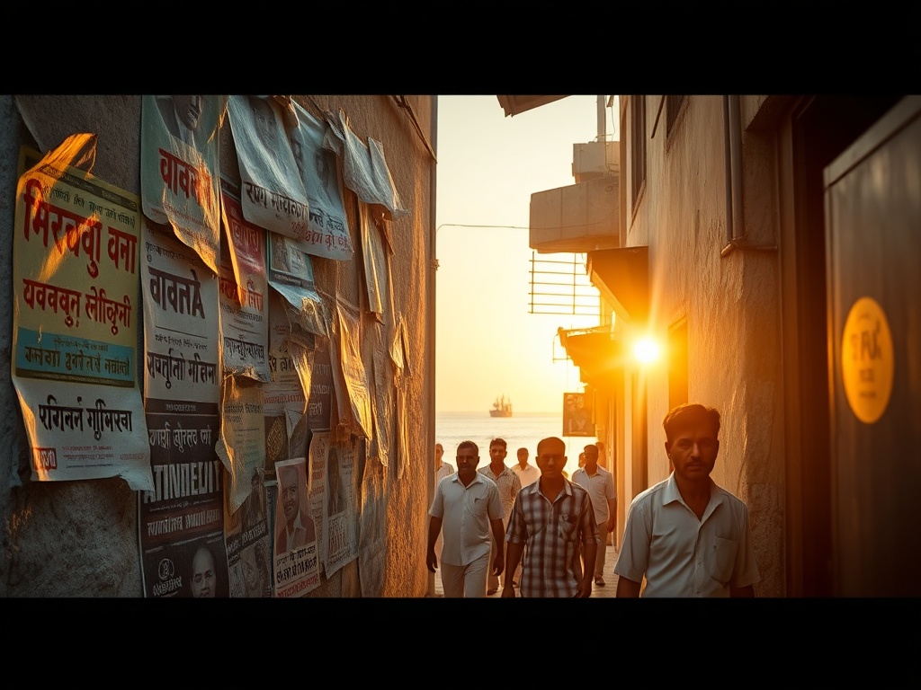Where Political Posters Promise and Shadows Deliver
