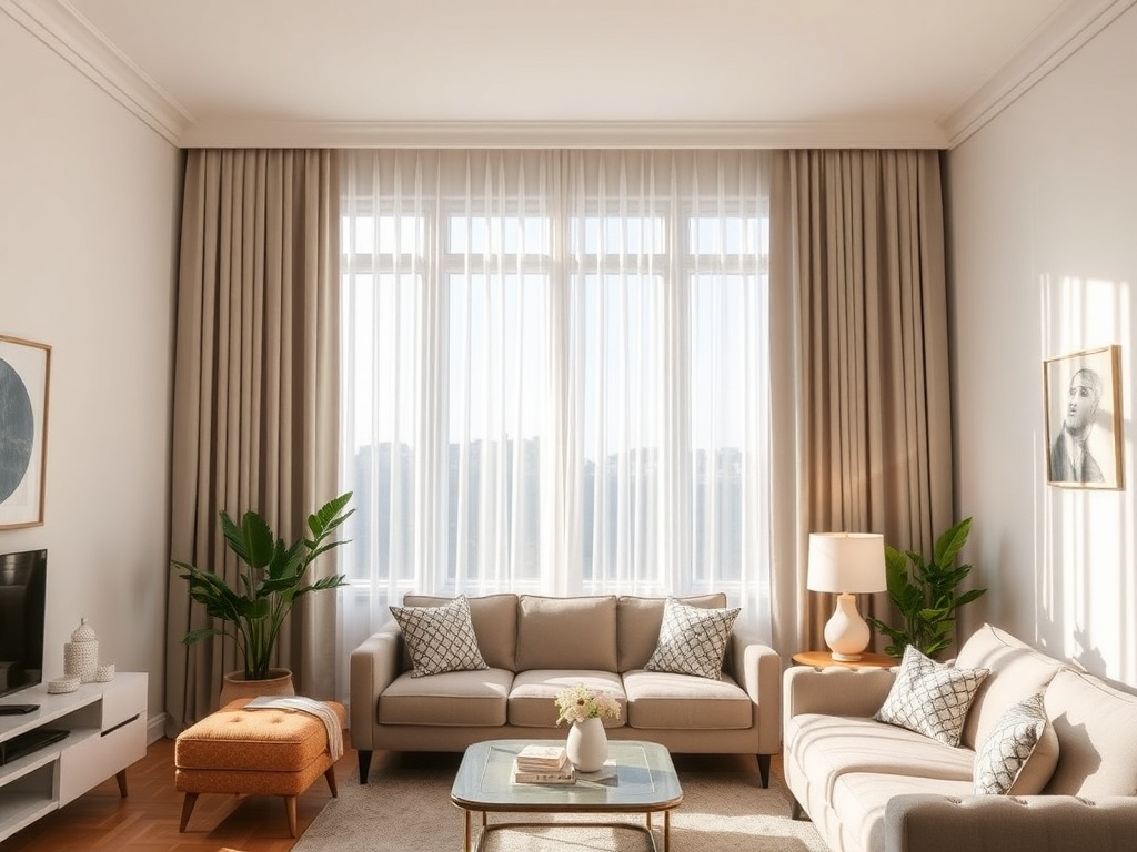 13. Hang Curtains High and Wide