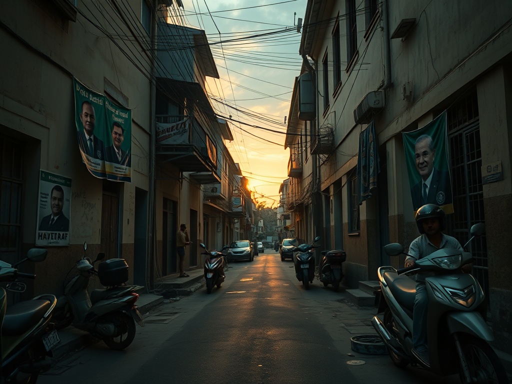 Campaign Posters Peeling on Malé's Concrete Walls