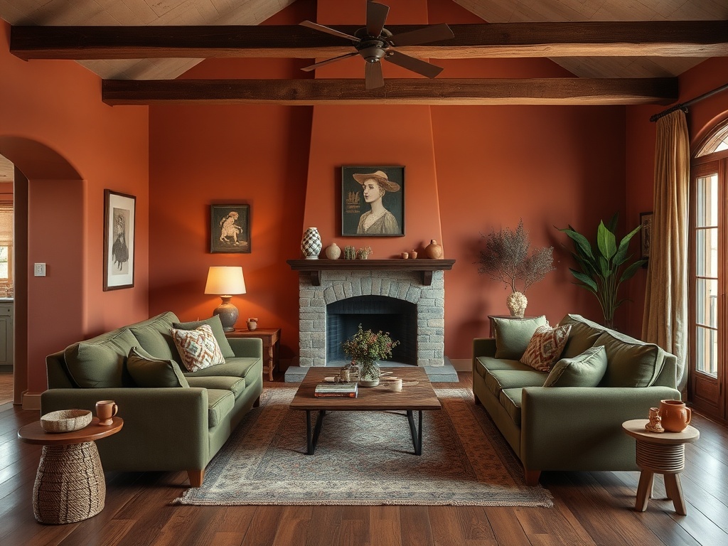 Using Earthy Tones for Warmth